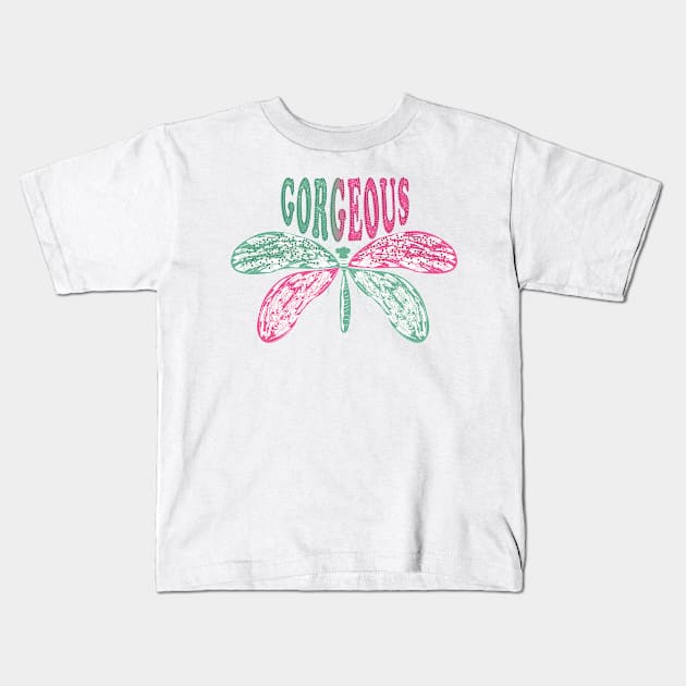 Gorgeous dragonfly Kids T-Shirt by Raintreestrees7373